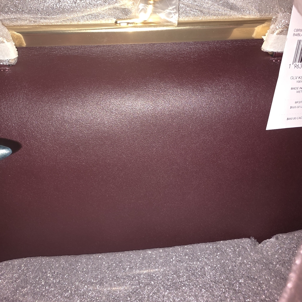 Burgandy Coach Kisslock Bag